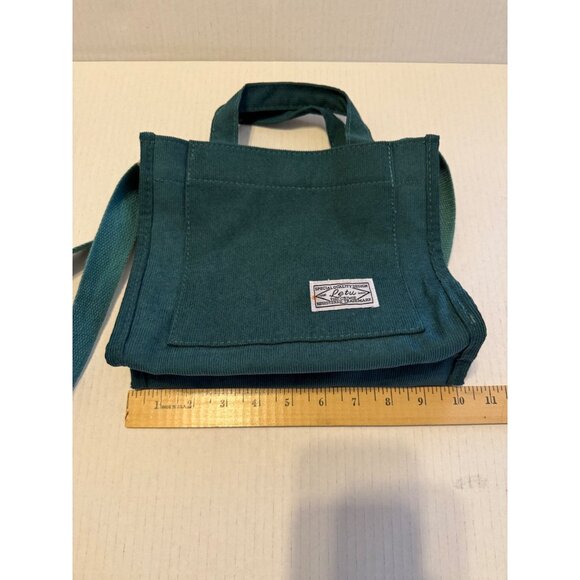 LETU Green Corduroy Tote Bag Adjustable Shoulder Strap 10X8 - Picture 8 of 14